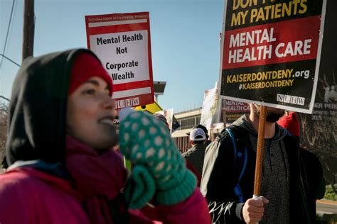 Kaiser Mental Health Workers Signal Open Ended Strike In Northern