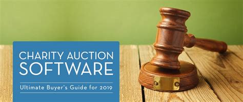 Charity Auction Software Ultimate Buyers Guide For 2019