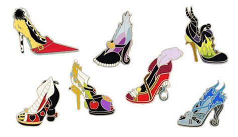 Disney Villain Shoes Pin Set Disney Pins Blog