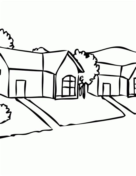 Free Neighborhood Coloring Page Download Free Neighborhood Coloring Page Png Images Free