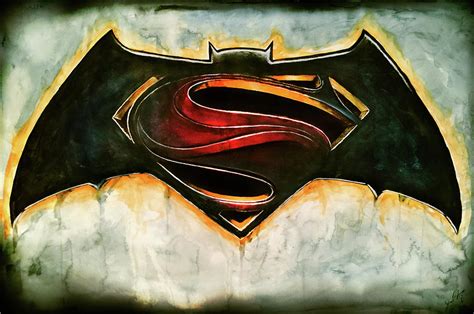 Batman Vs Superman Painting By Jason Armstrong