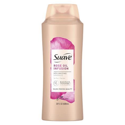 Suave Professionals Rose Oil Infusion Shampoo Volumizing Shampoo For