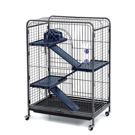 Blenheim Rat Cage With Accessories 93cm Black Little Pet Warehouse