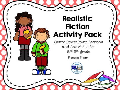 Realistic Fiction Activity Freebie Realistic Fiction 2nd Grade