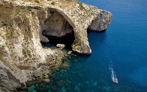 Sea Cave Malta Wallpapers Hd