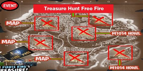 Gm pb garena bagi event gratis. Cara Main Treasure Hunt Free Fire + Pirate King ...
