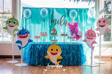Baby Shark Baby Shower Party 2nd Birthday Party Themes Shark Theme
