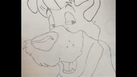 Speed Drawing Dodger From Oliver And Company Youtube