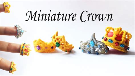 Miniature Crowntiara Tutorial Polymer Clay Polymer Clay Creations