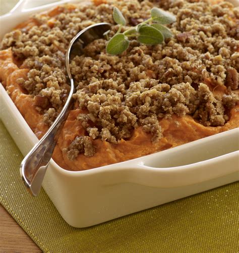 Easy Sweet Potato Casserole With Pecan Streusel Topping