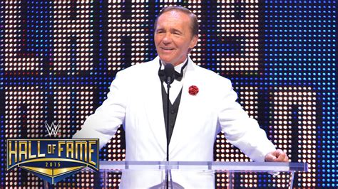larry zbyszko thanks his hero in his wwe hall of fame induction speech march 28 2015 youtube