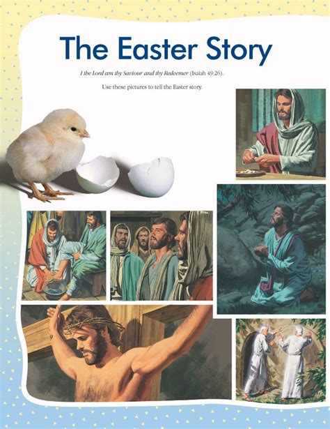 The Easter Story From The Friend Easter Story Lds Easter Activities