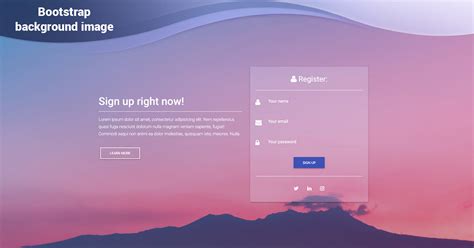 Top Imagen Login Page In Bootstrap With Background Image Thpthoanghoatham Edu Vn