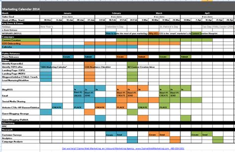 Marketing Calendar Template How To Create And Use Free Sample