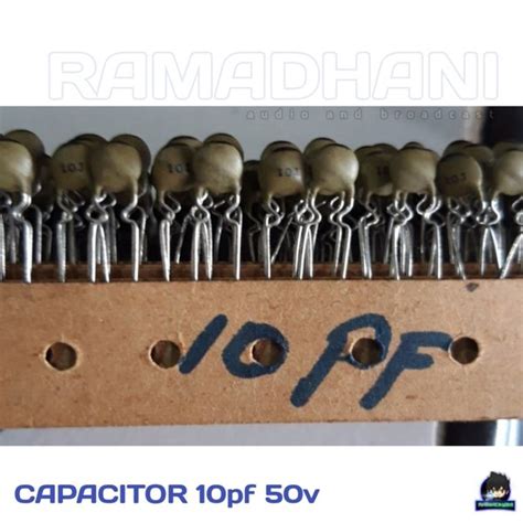 Jual Capacitor Ceramic 10pf 50v NPO Kapasitor Keramik 10 Pf 50 V High