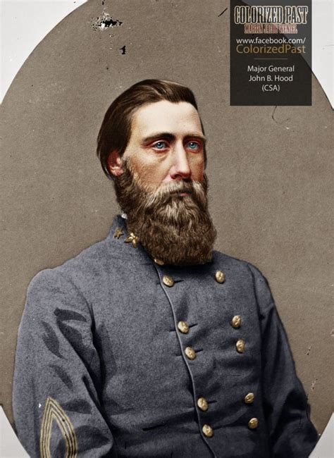 Confederate General John Bell Hood Civil War Photography Civil War