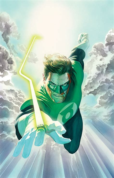Green Lantern By Alex Ross Lanternas Verdes Lanterna Verde Banda