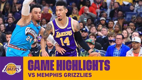 Highlights Los Angeles Lakers Vs Memphis Grizzlies Youtube