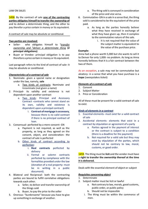 Preliminary LAW 003 Business LAW Lecture Notes Business Law