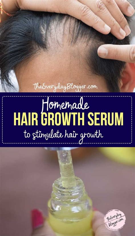 This Diy Hairgrowthserum Can Stimulate The Hair Follicles And Increase