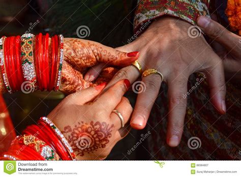 Wedding Ring Hindu Stock Image Image Of Ceremony Hindu 88384807