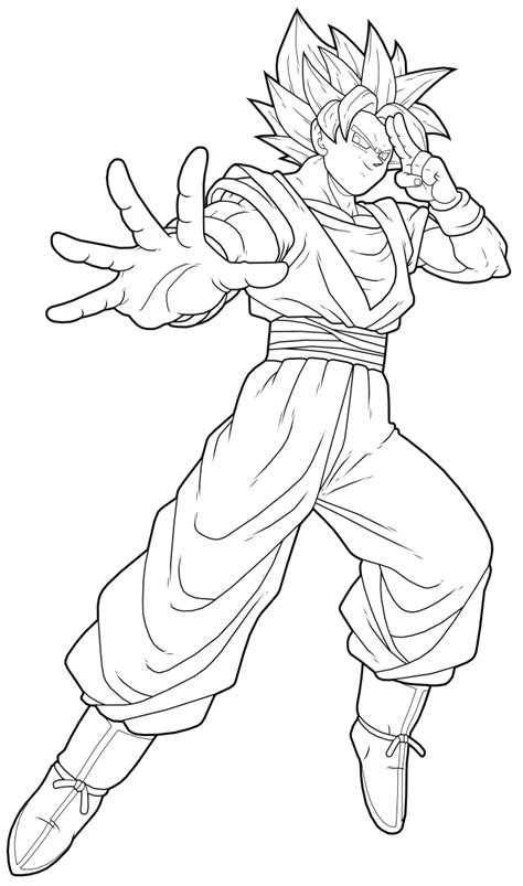 Goku from dragon ball coloring pages it is not education only, but the fun also. Goku SSJ2 by drozdoo on DeviantArt