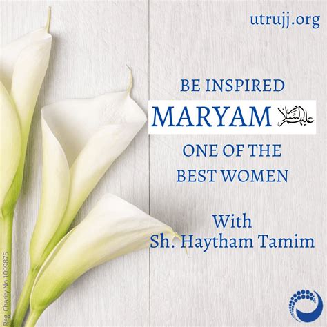 Who Was Maryam As What Muslims Believe About Mary Utrujj