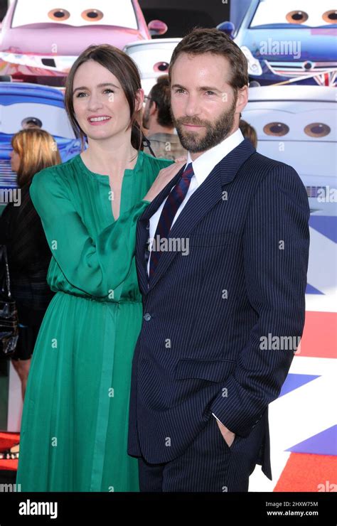 Emily Mortimer And Alessandro Nivola At The World Premiere Of Cars 2 At El Capitan Theatre In