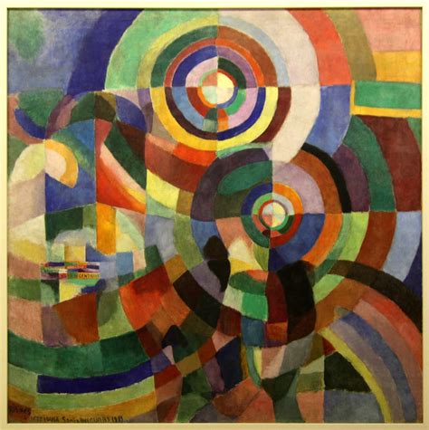 An Art Lovers Blogspot Electric Prisms By Sonia Delaunay 1914