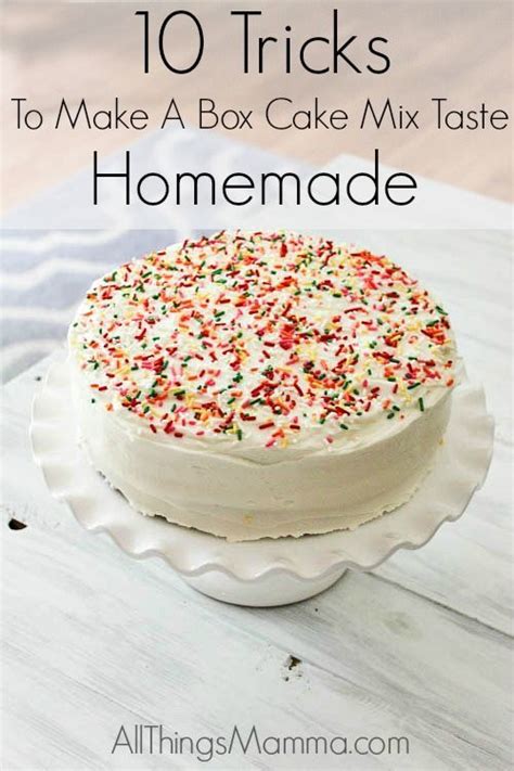 10 tricks to make a box cake mix taste homemade cake mix boxed cake