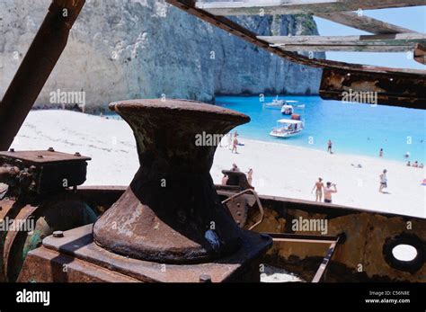 Mv Panagiotis At Navagio Shipwreck Bay Zakynthos Stock Photo Alamy