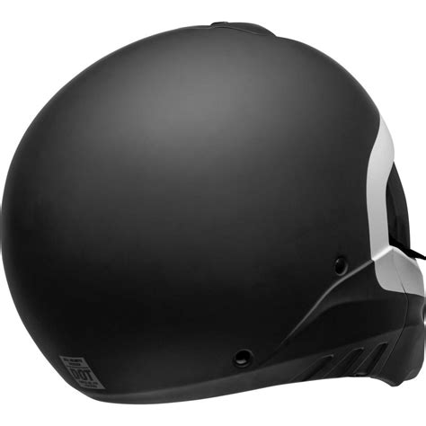 Bell Broozer Motorcycle Full Face Helmet Cranium Matte Blackwhite