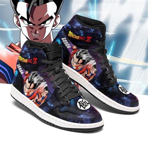 Includes products inspired by the characters in dragon ball movie. Gohan Shoes Jordan Galaxy Dragon Ball Z Sneakers Anime Fan PT04 - Gear Anime