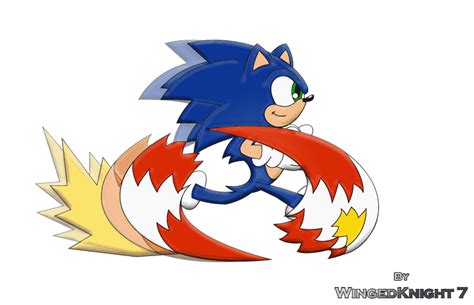 New Sonic Running Style Sth4 Ep1 By Wingedknight7 On Deviantart