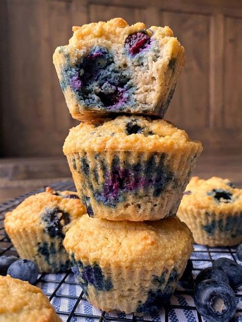 Can you make lemon bars keto? Almond Flour Blueberry Muffins | Recipe in 2020 (With ...