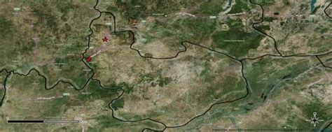 Map Of Plateau State With Jos As Headquarters With A Star While The Download Scientific Diagram