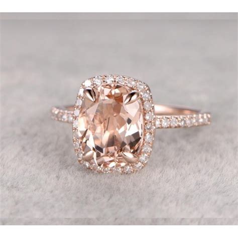 Limited Time Sale 125 Carat Antique Halo Morganite And Diamond
