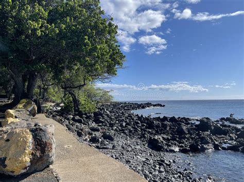 Mahukona Beach Park At Waimea On The Big Island Of Hawaii Stock Image