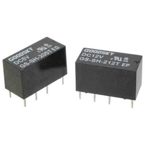 Buy 12 Volt 2 Amp Pcb Mount Dpdt Relay Online India Component7