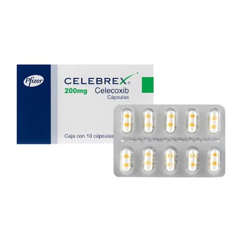 Celebrex Celecoxib 200 Mg Pfizer Caja X 10 Cápsulas
