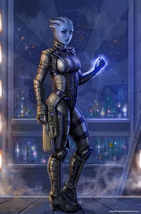 Liara By Sirtiefling On Deviantart Mass Effect Romance Mass Effect