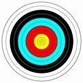 FITA Official Face; archery target | Archery target, Bow and arrow ...