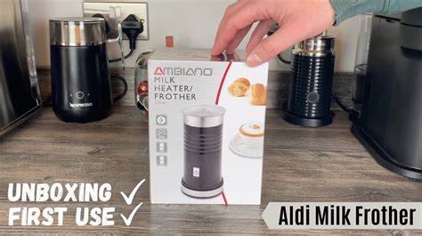 Aldi Milk Frother Review And First Use How To Use Ambiano Milk Heater