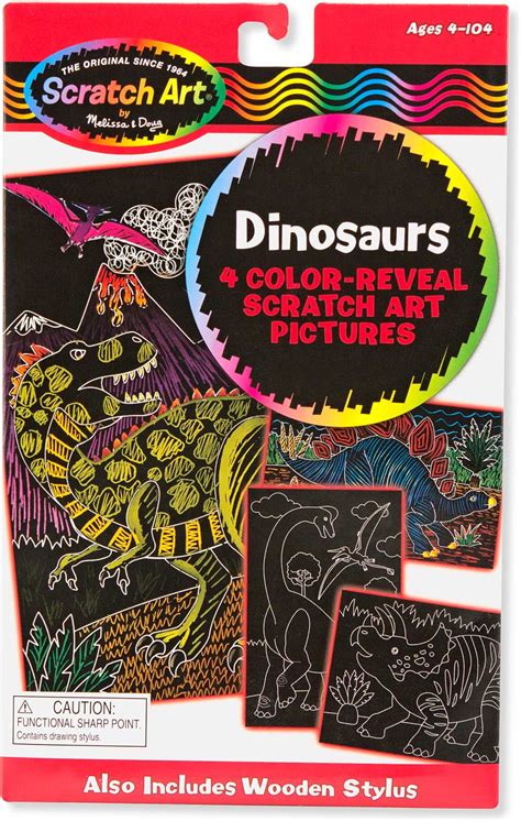 Dinosaurs Scratch Art Toy Sense