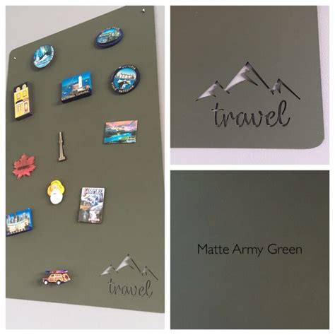 Mountain Travel Magnet Board Etsy