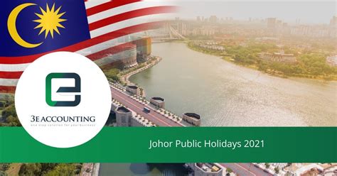 The final state public holiday, falls on the 15th of october and can be made into a four day long weekend with a day's leave application for the 14th of october. Johor Public Holidays 2021 - Long Weekends Holidays in Johor