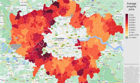 Outer London House Prices In Maps And Graphs