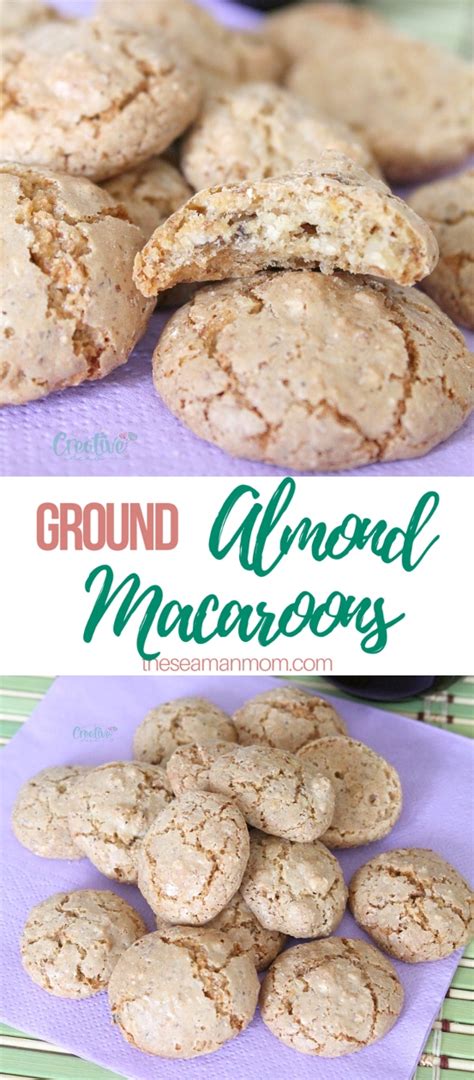 The crumble topping is just as good (better, maybe?) with almonds standing in for last but certainly not least in our almond flour recipes: Almond Macaroons, Super Easy, Simple & Delicious Recipe