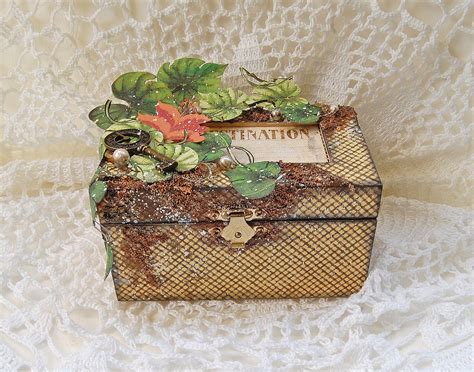 Video Tutorial 3d Altered Jewelry Box By Marilyn Rivera Products
