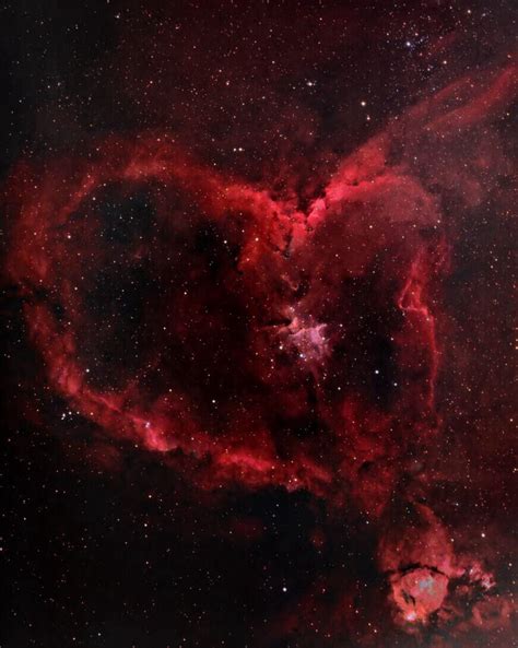 Heart Shaped Galaxy Hubble Space Nebula Astronomy
